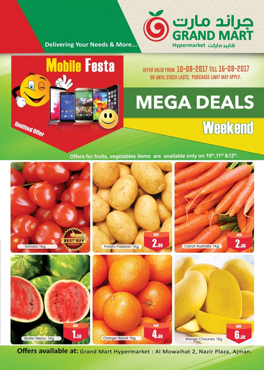 Mega Deals 10-16 August