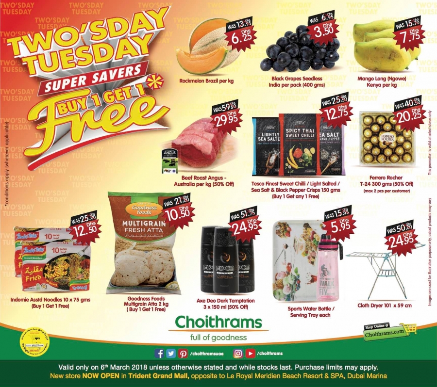 Choithrams Tuesday Offers