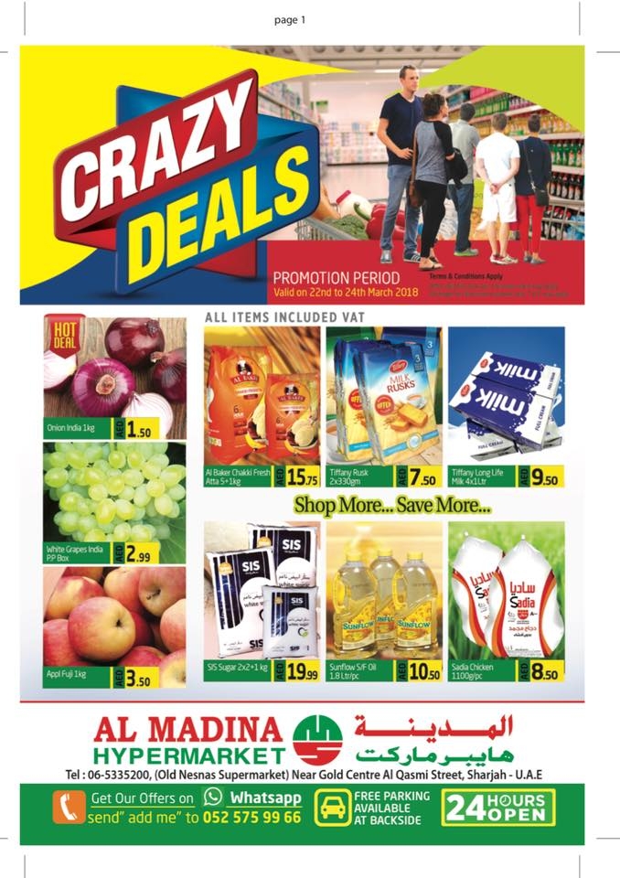 Crazy Deals at Al Madina Hypermarket
