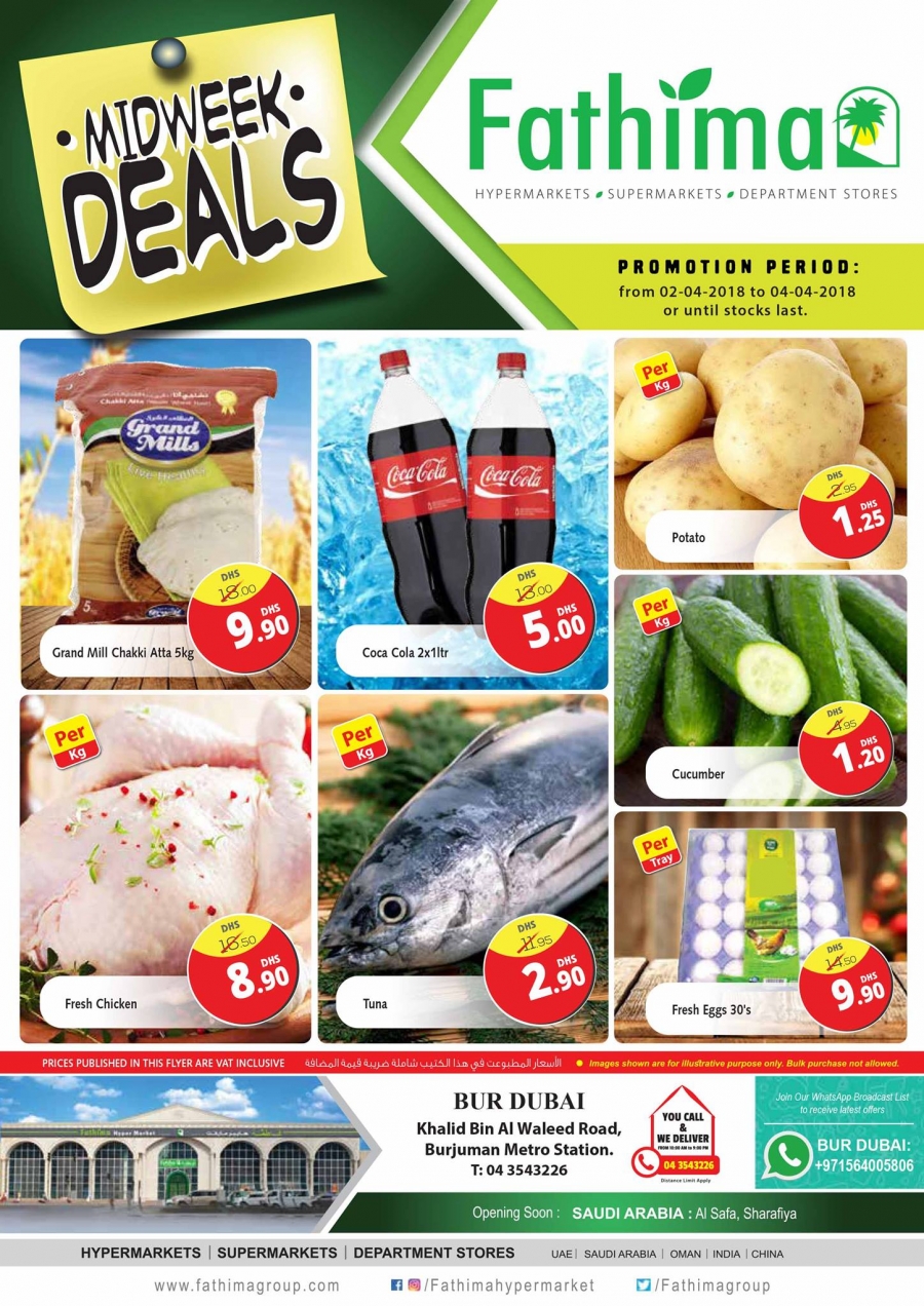 Midweek Deals at Fathima Bur Dubai