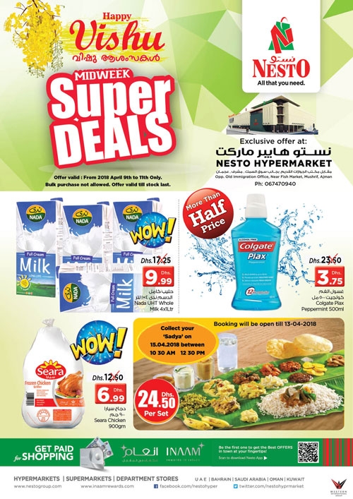 Midweek Super Deals at Nesto Hypermarket Mushrif