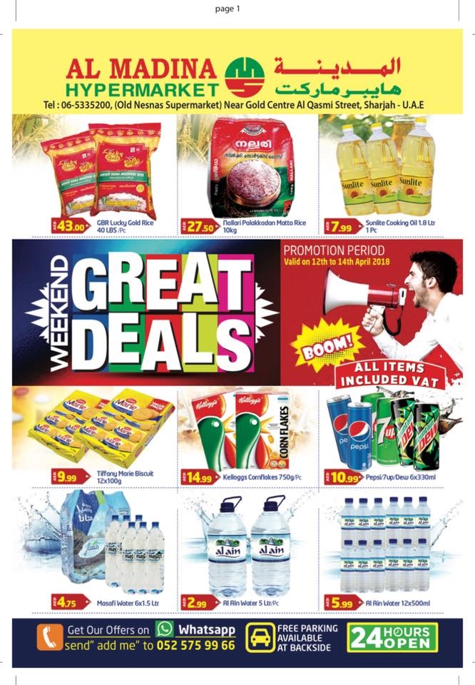 Weekend Great Deals at Al Madina Hypermarket