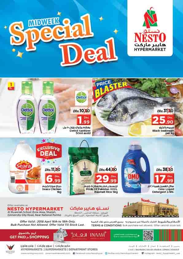 Midweek Special Deals at Nesto Hypermarket