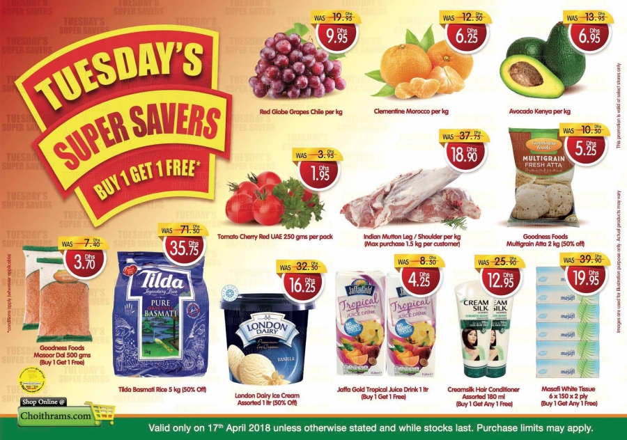 Choithrams Tuesday's Super Savers