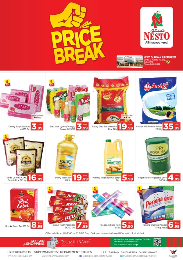 Nesto Hypermarket Price Break Offers