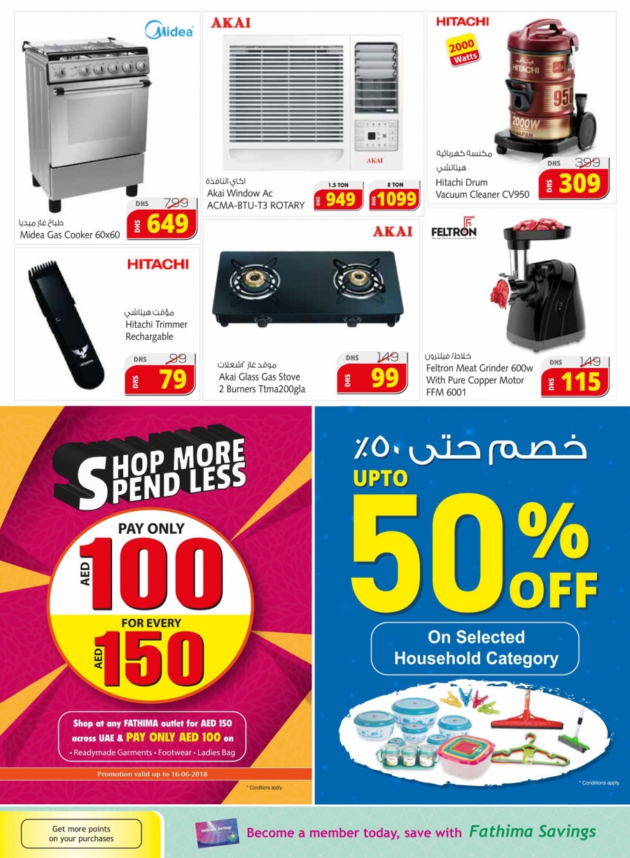 Fathima Hypermarket Sharjah Festival Offers