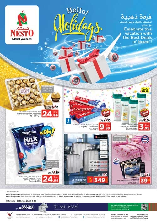 Nesto Hypermarket Hello Holidays Offers