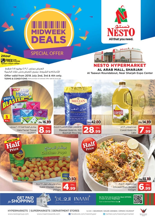 Nesto Hypermarket Midweek Special Offers