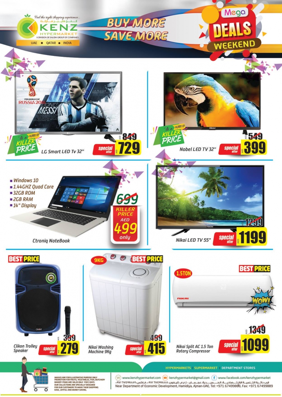 Kenz Hypermarket Mega Deals Weekend