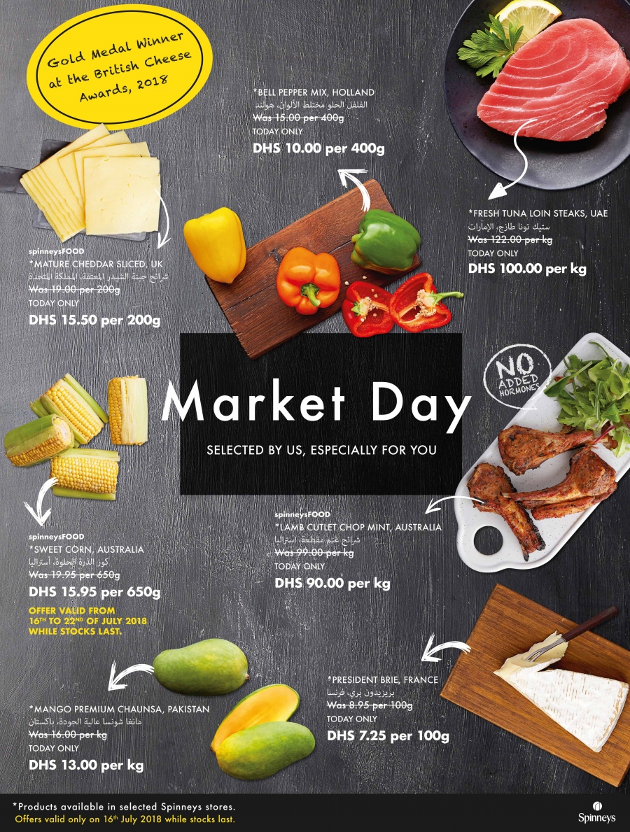 Spinneys Market Day Offers 16 July