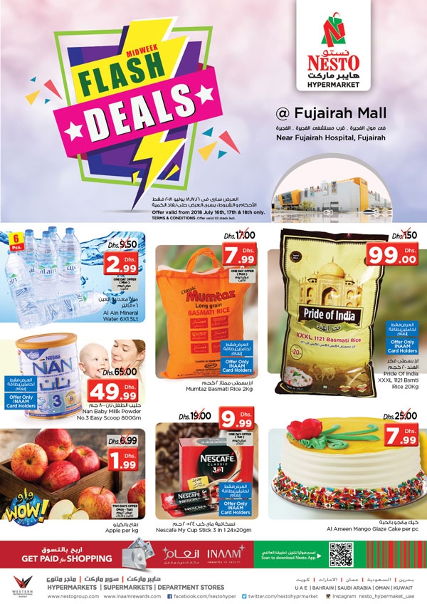 Nesto Hypermarket Flash Deals in Fujairah