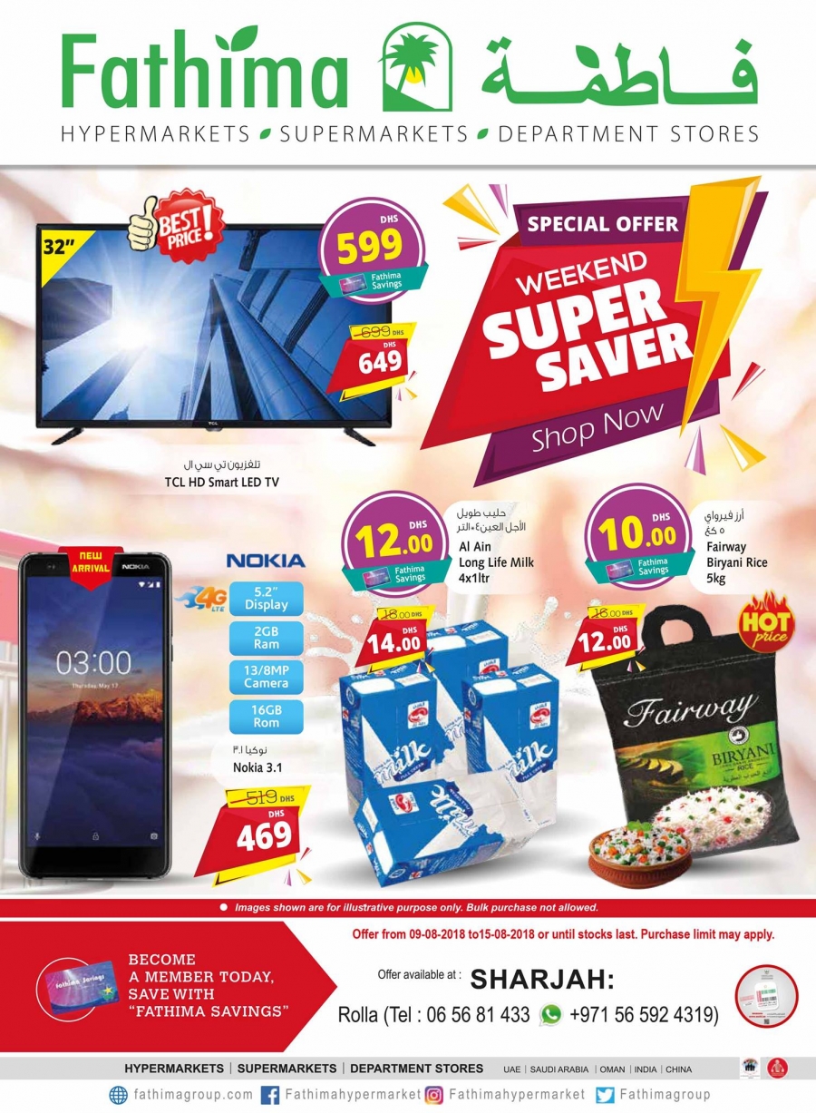 Fathima Hypermarket  Weekend Super Saver Offers 