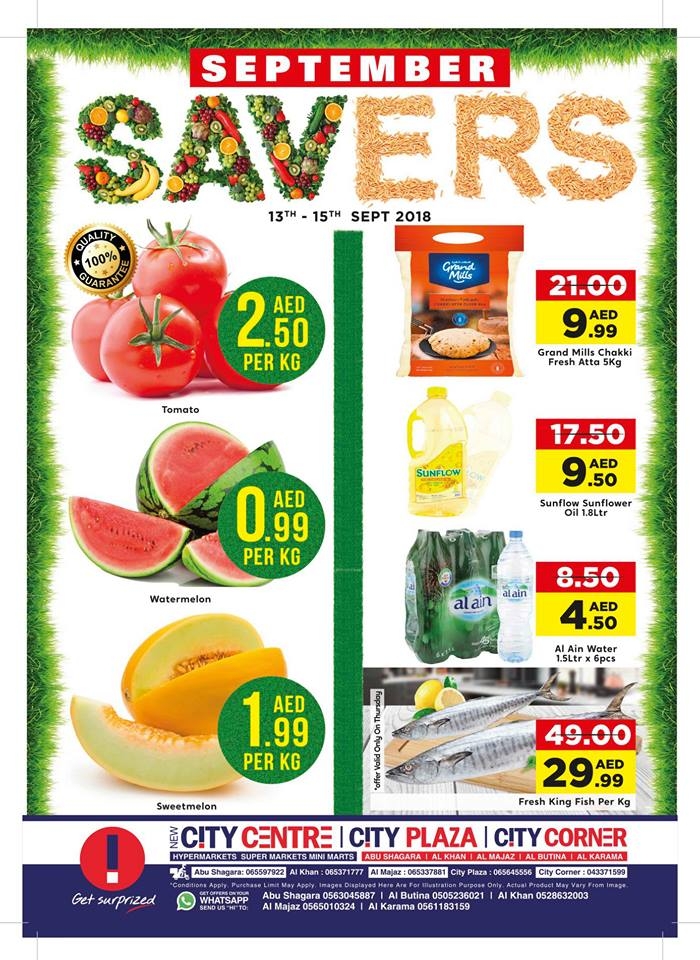 City Centre Supermarket September Savers Deals