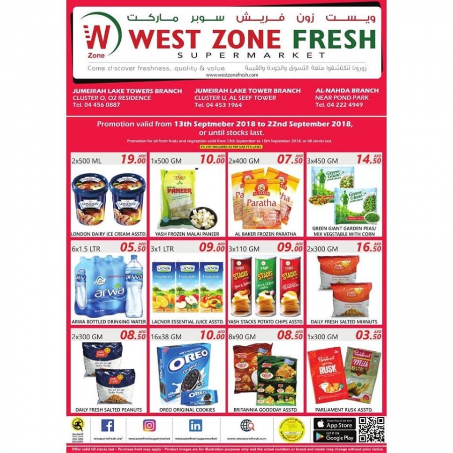 West Zone Fresh Supermarket Offers