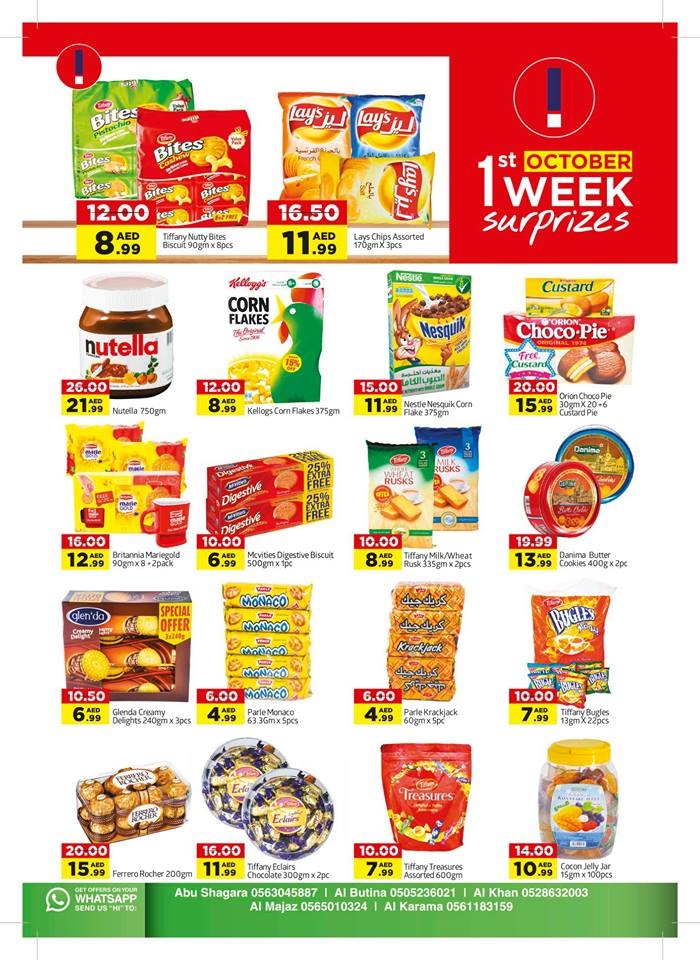 City Centre Supermarket October Week Surprise  Deals