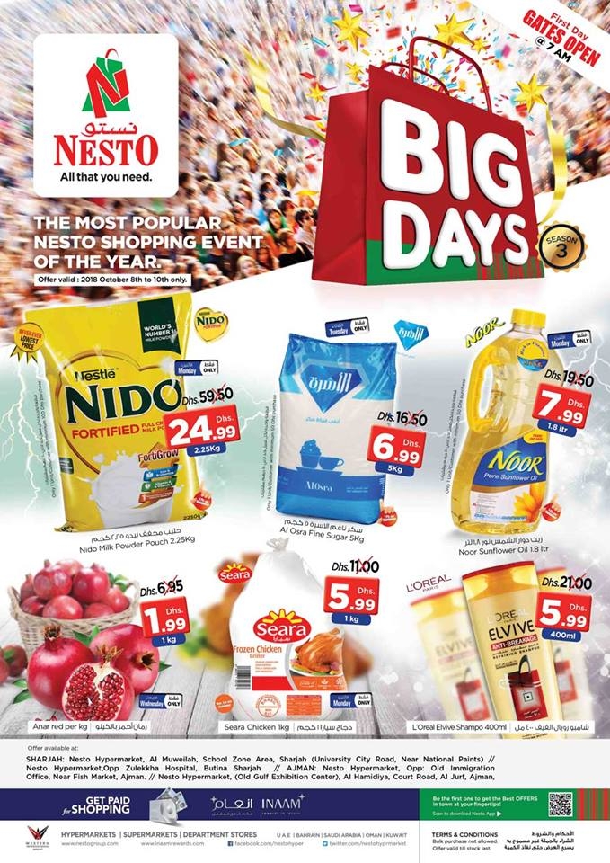 Nesto Hypermarket Big Days Deals