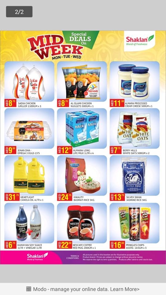 Shaklan Market Mid week Special Deals
