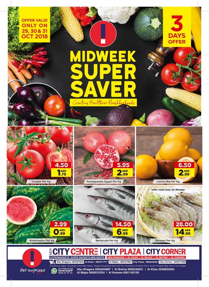 City Centre Supermarket Midweek Super Savers