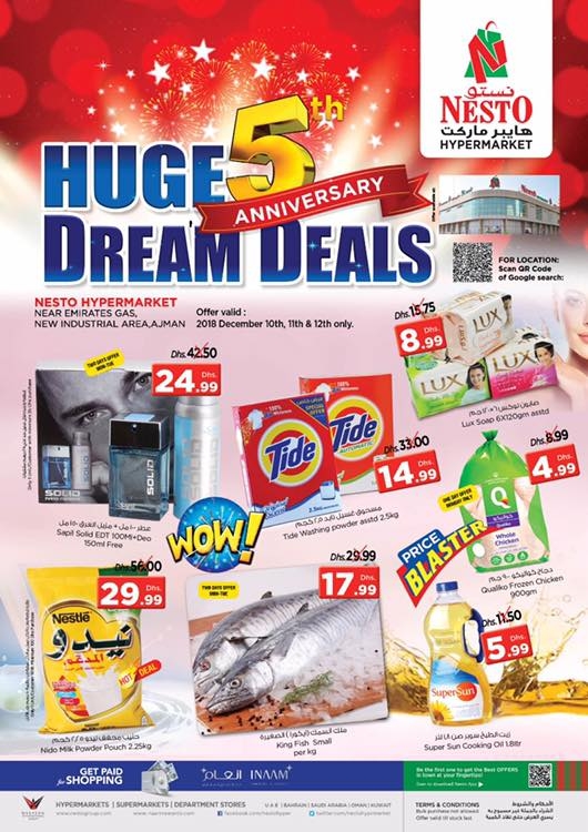 Nesto Hypermarket Huge Anniversary Dream Deals