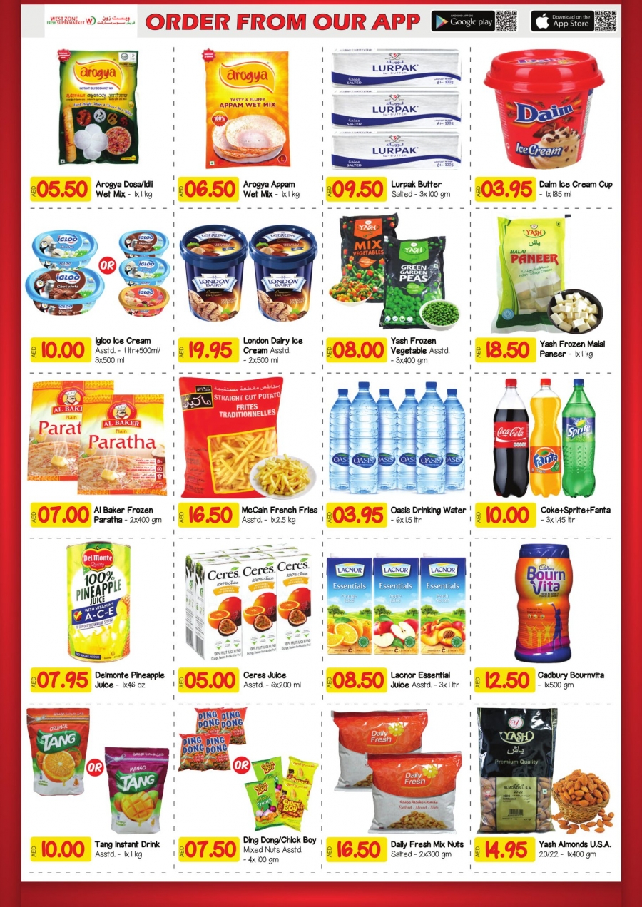 West Zone Fresh Supermarket New Year offers