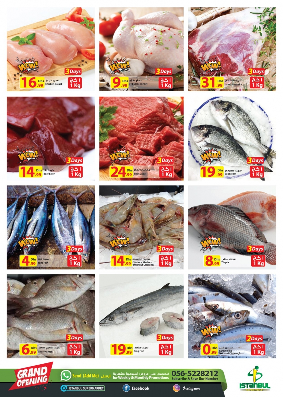 Istanbul Supermarket Grand Opening Deals in Ajman