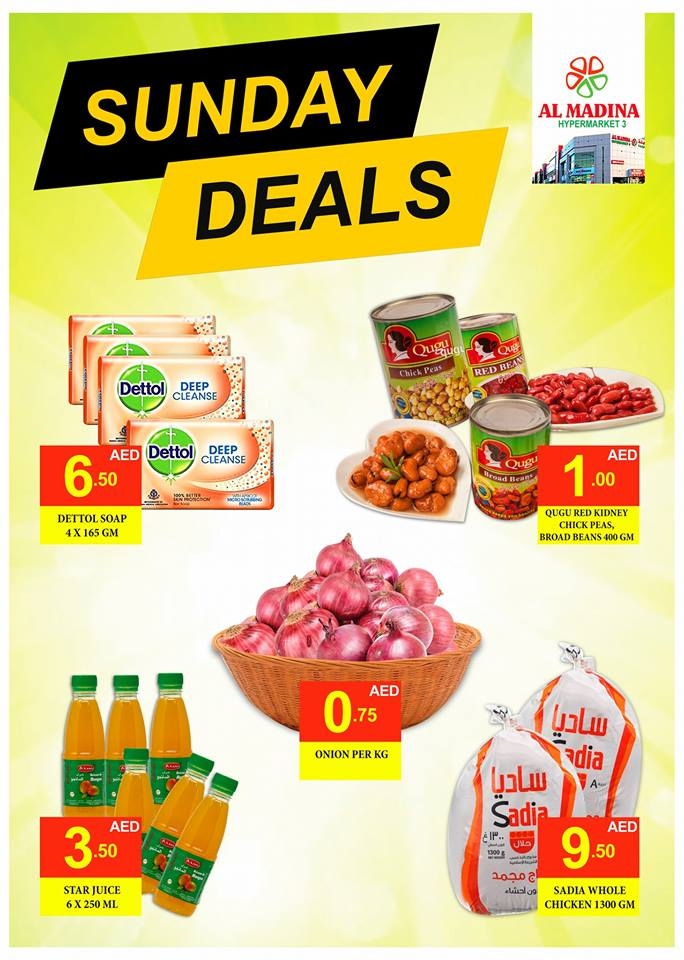 Al Madina Hypermarket Sunday Deals