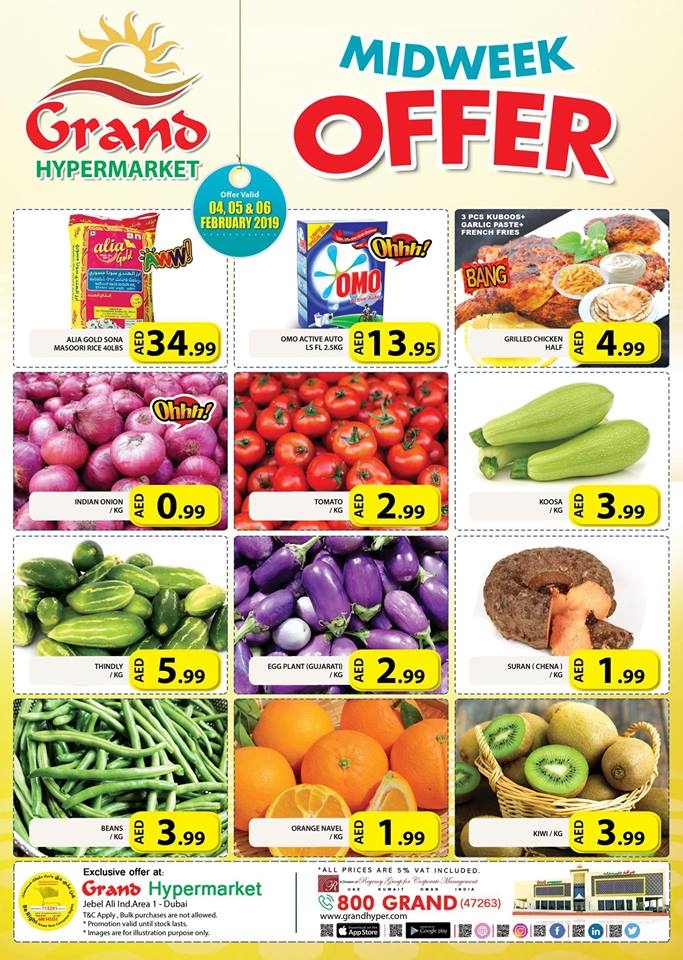  Grand Hypermarket Midweek Offer in Jebel Ali