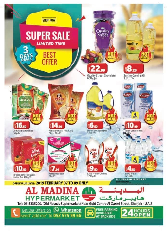 Al Madina Hypermarket Super Sale Offers In Sharjah