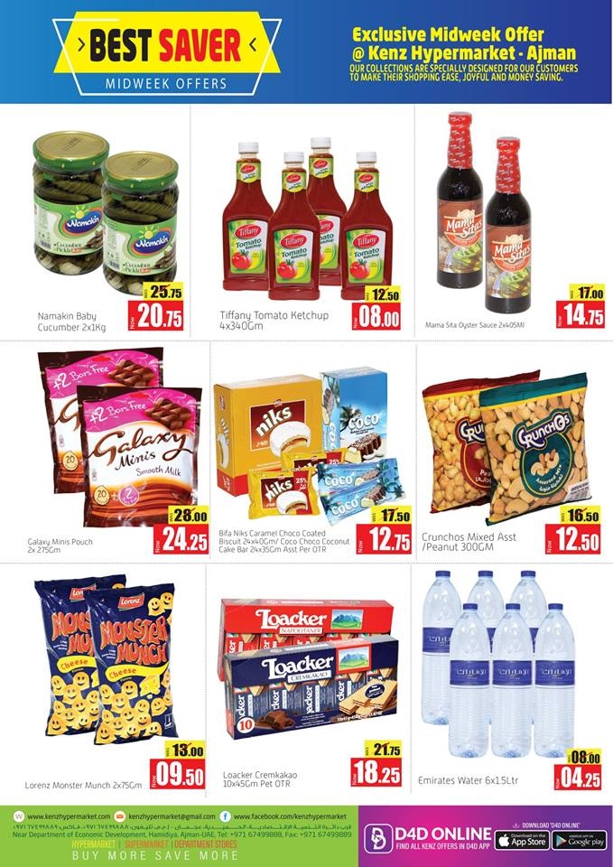 Kenz Hypermarket Best saver  Midweek Offers
