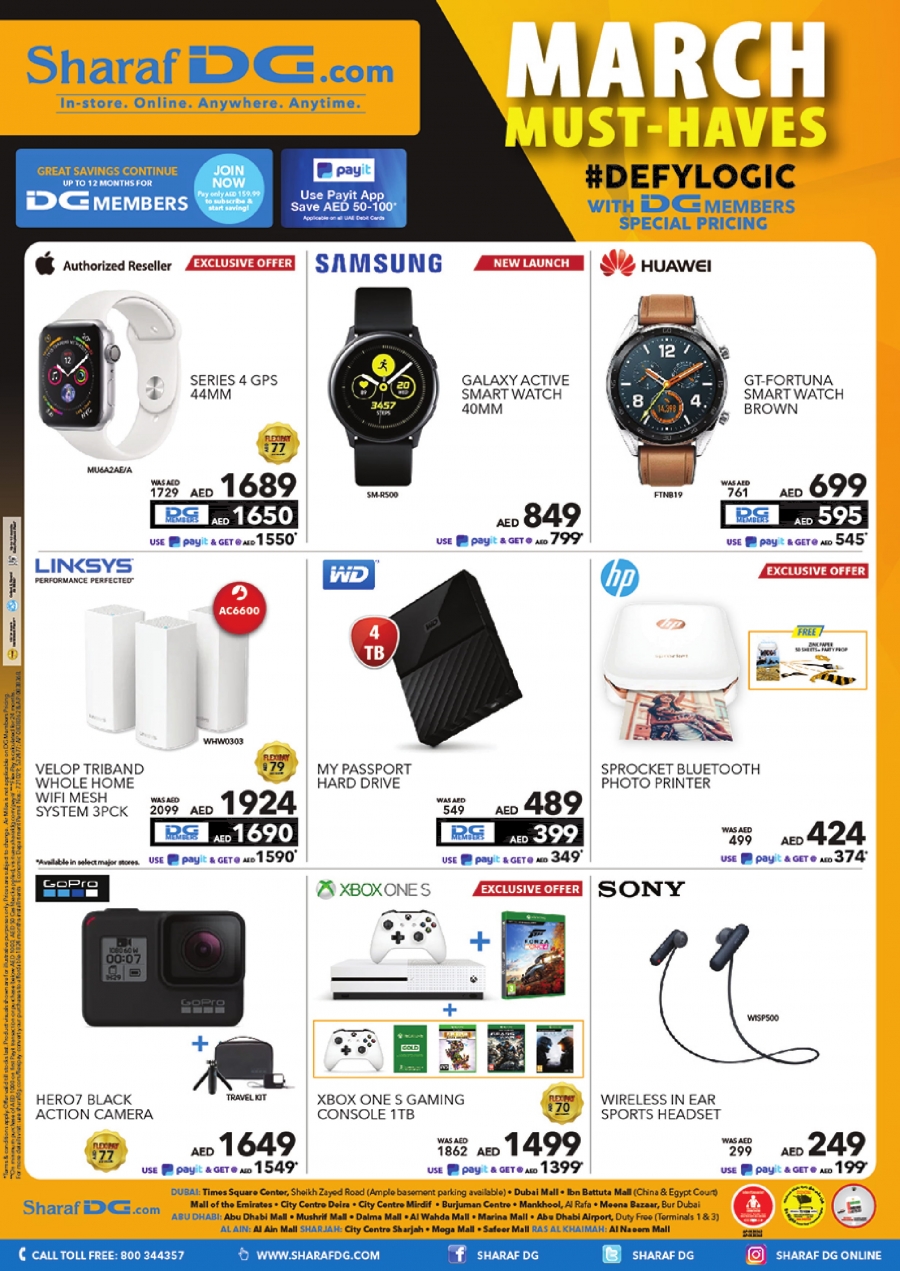 Sharaf DG  Great Offers