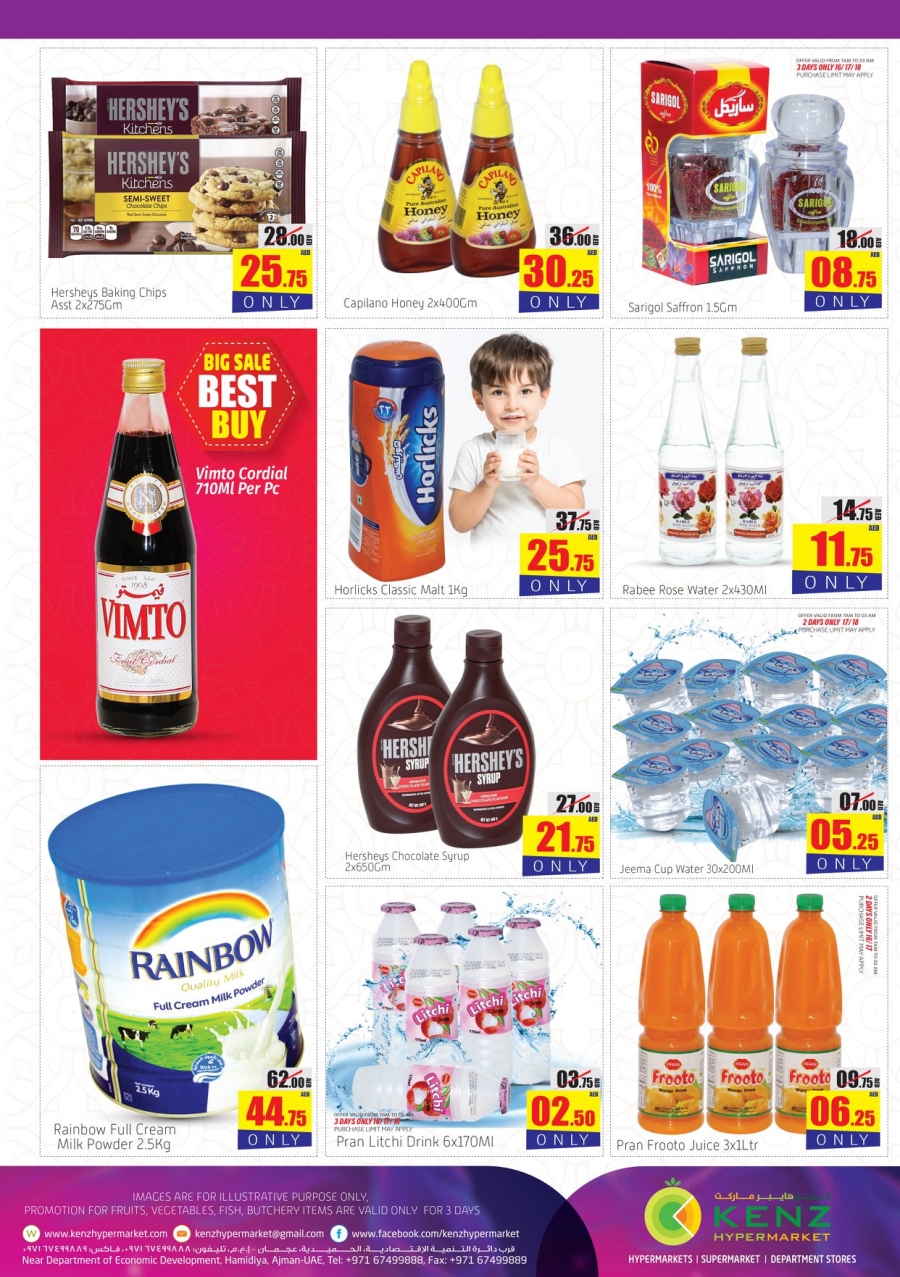 Kenz Hypermarket  Weekend Super Saver Offers