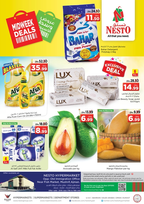 Nesto Hypermarket Midweek Deals @ Mushrif