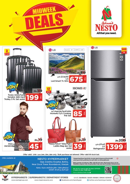 Nesto Hypermarket Midweek Deals @ Butina