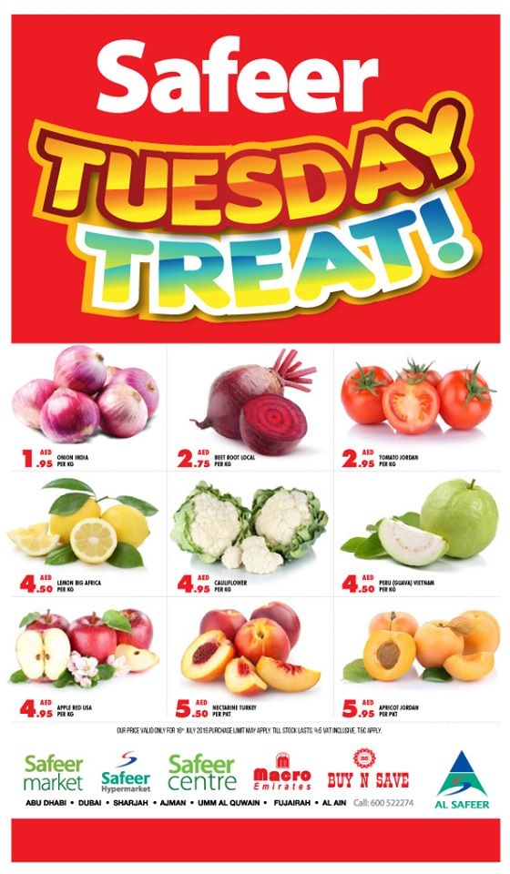 Safeer Tuesday Treat Offers 16 July 2019