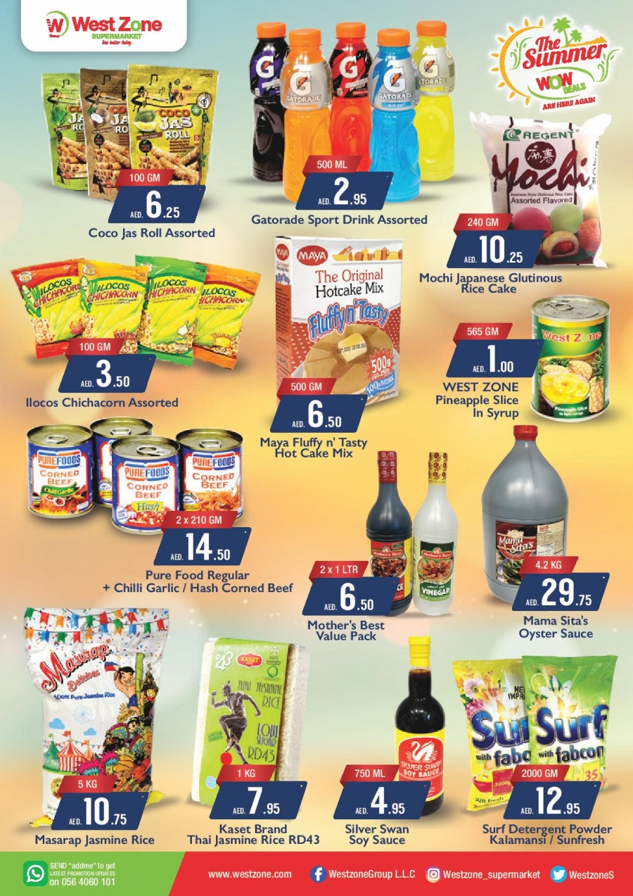 West Zone Fresh Supermarket Summer Wow Deals