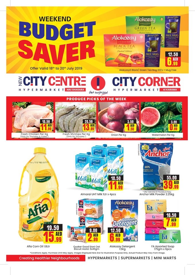 City Centre Weekend Budget Saver Great Offers