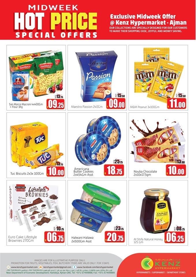 Kenz Midweek Hot Price Special Offers