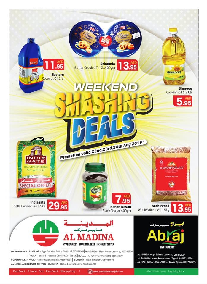 Al Madina Hypermarket Smashing Weekend Deals