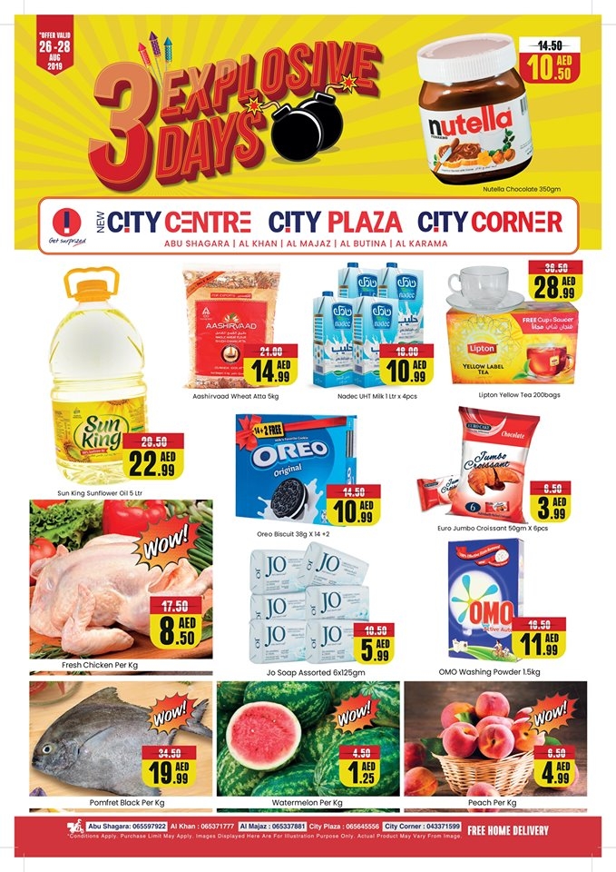 City Centre Supermarket Explosive 3 Days Deals