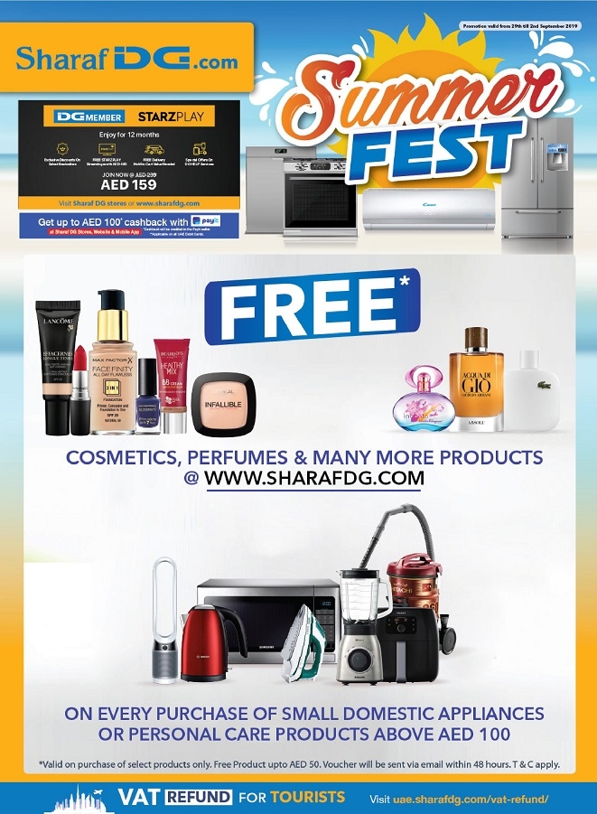 Sharaf DG Summer Fest Great Offers