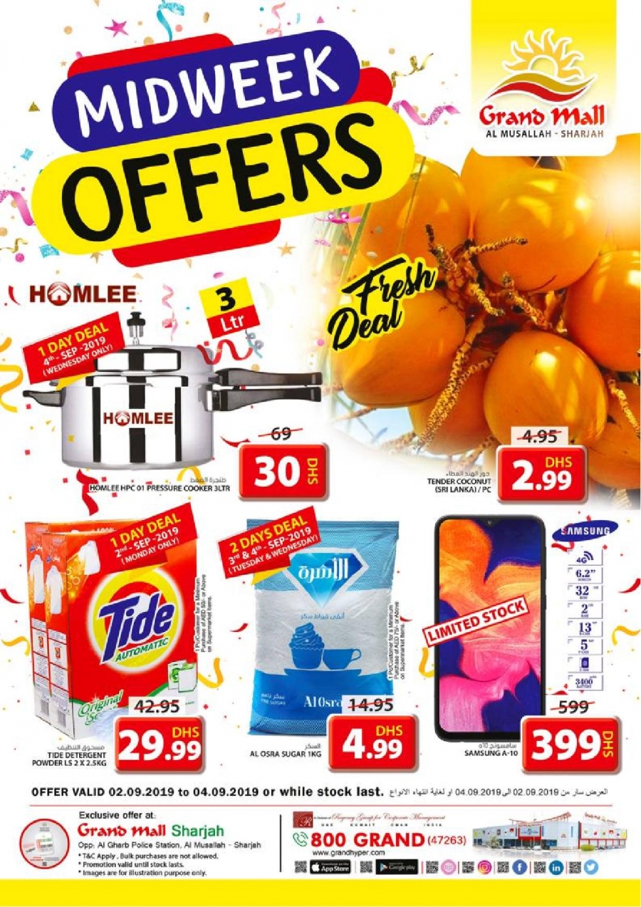 Grand Mall Super Midweek Offers