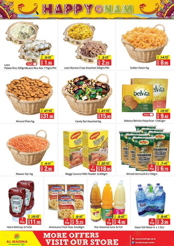 Al Madina Hypermarket Abu Dhabi Onam Offers