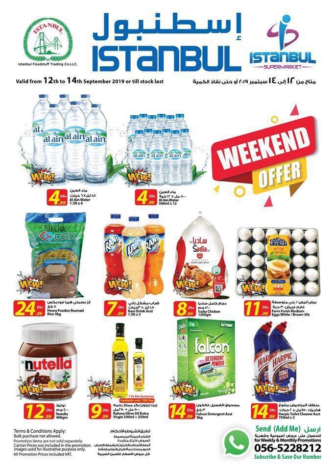 Istanbul Supermarket Weekend Offers