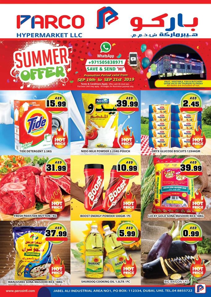 Parco Hypermarket Summer Offers