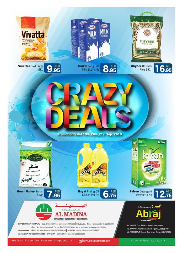 Al Madina Hypermarket Sharjah Crazy Deals