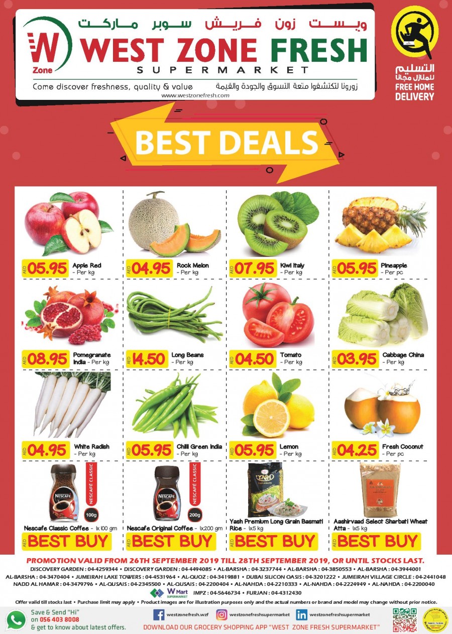 West Zone Fresh Supermarket Best Deals