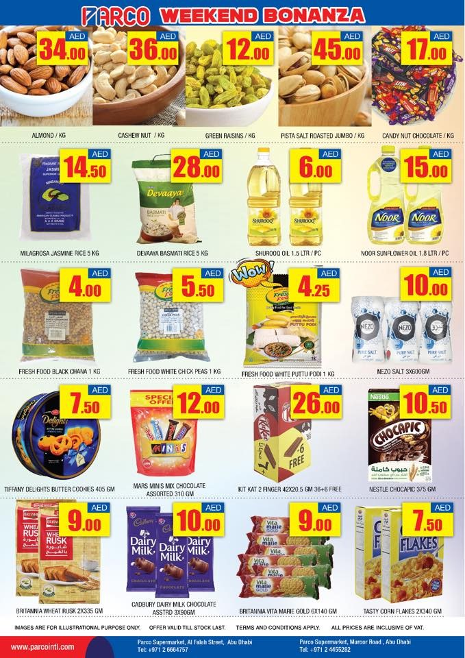 Parco Supermarket Weekend Special Offers