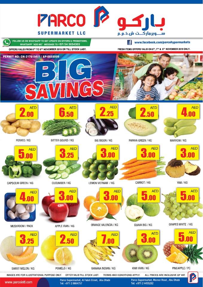 Parco Supermarket Big Savings Offers