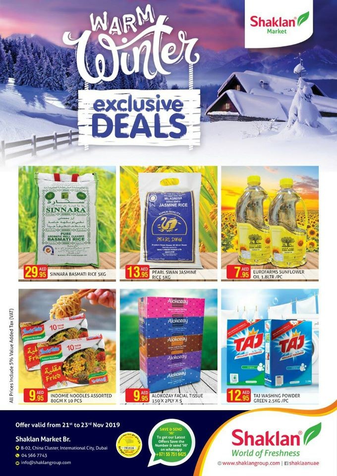 Shaklan Market Winter Exclusive Deals