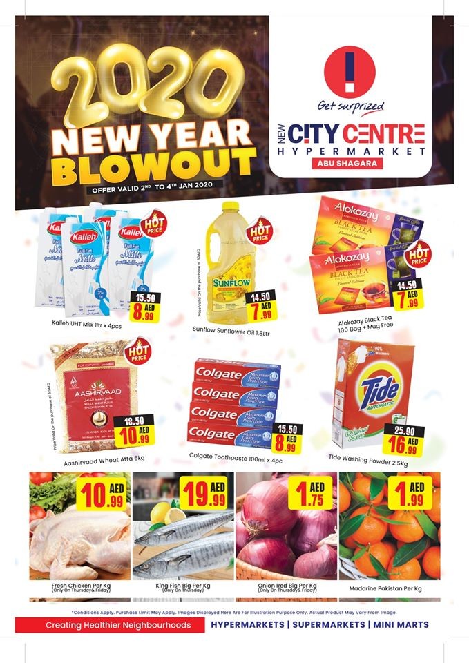 New City Centre Hypermarket New Year Offers